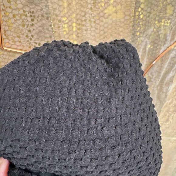 Zaful Black Texured Two Piece High Cut Bikini XL NWT - Picture 7 of 7